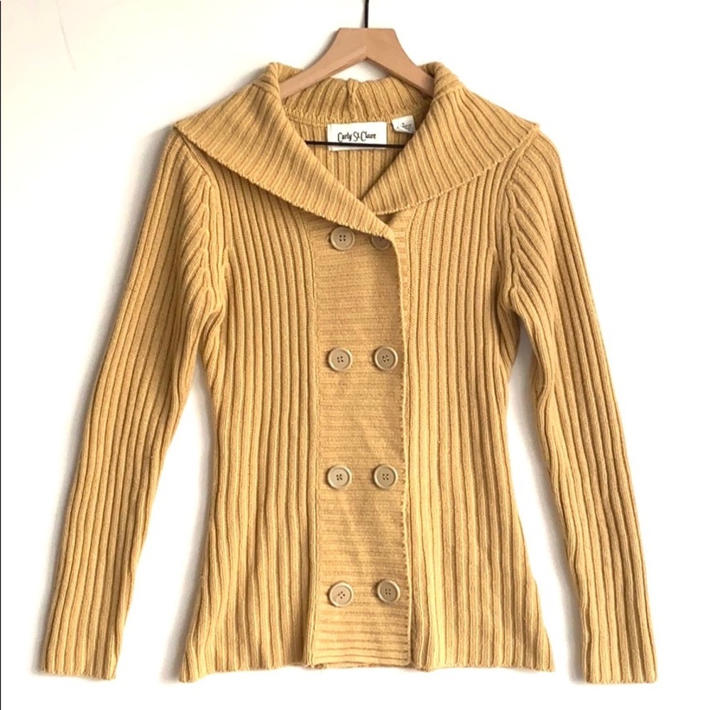 Carly‎ St. Claire Long sleeve hoodie sweater, Sz L
